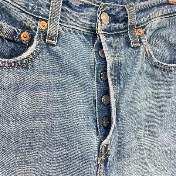 Levi's Ribcage Straight Ankle Jeans 24 - Picture 8 of 14